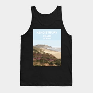 Hengistbury Head Dorset. Travel poster. Gift. Tank Top